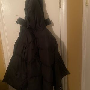 Black moose knuckles coat